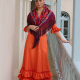 TRAJE DE FLAMENCA TERESA NARANJA
