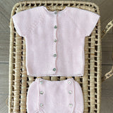 CONJUNTO MANGA CORTA ROSA