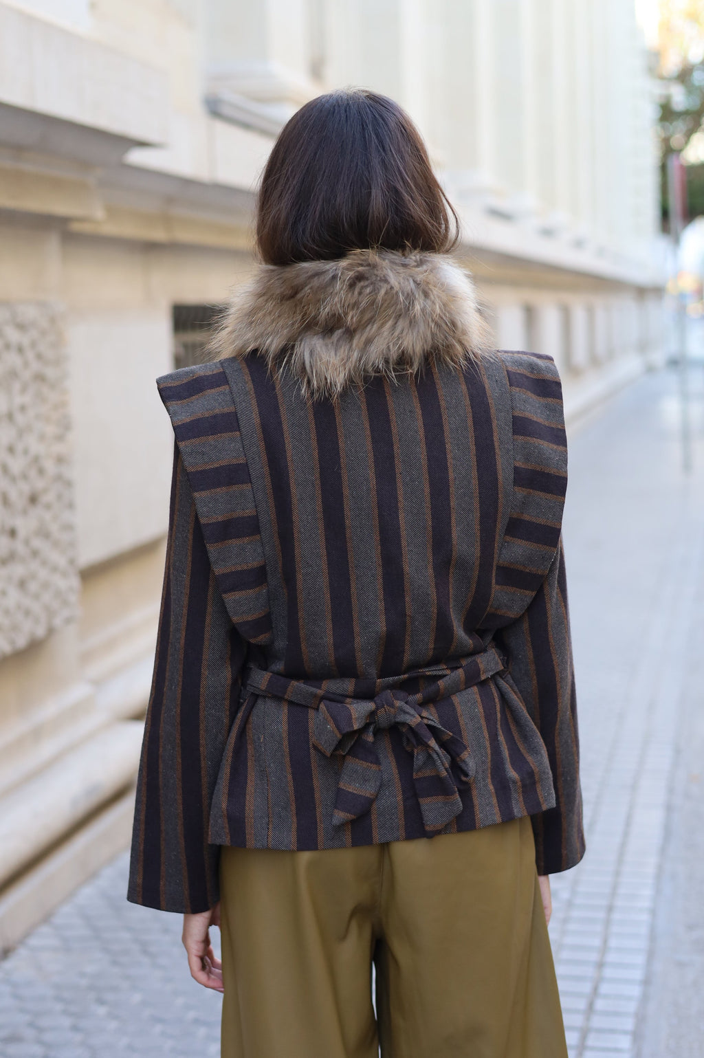 CHAQUETA PALOMA MARRÓN