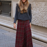 FALDA DUBLIN BURDEOS