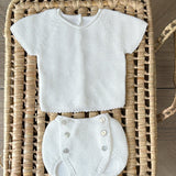 CONJUNTO MANGA CORTA BLANCOO