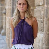 TOP AZAHAR MORADO