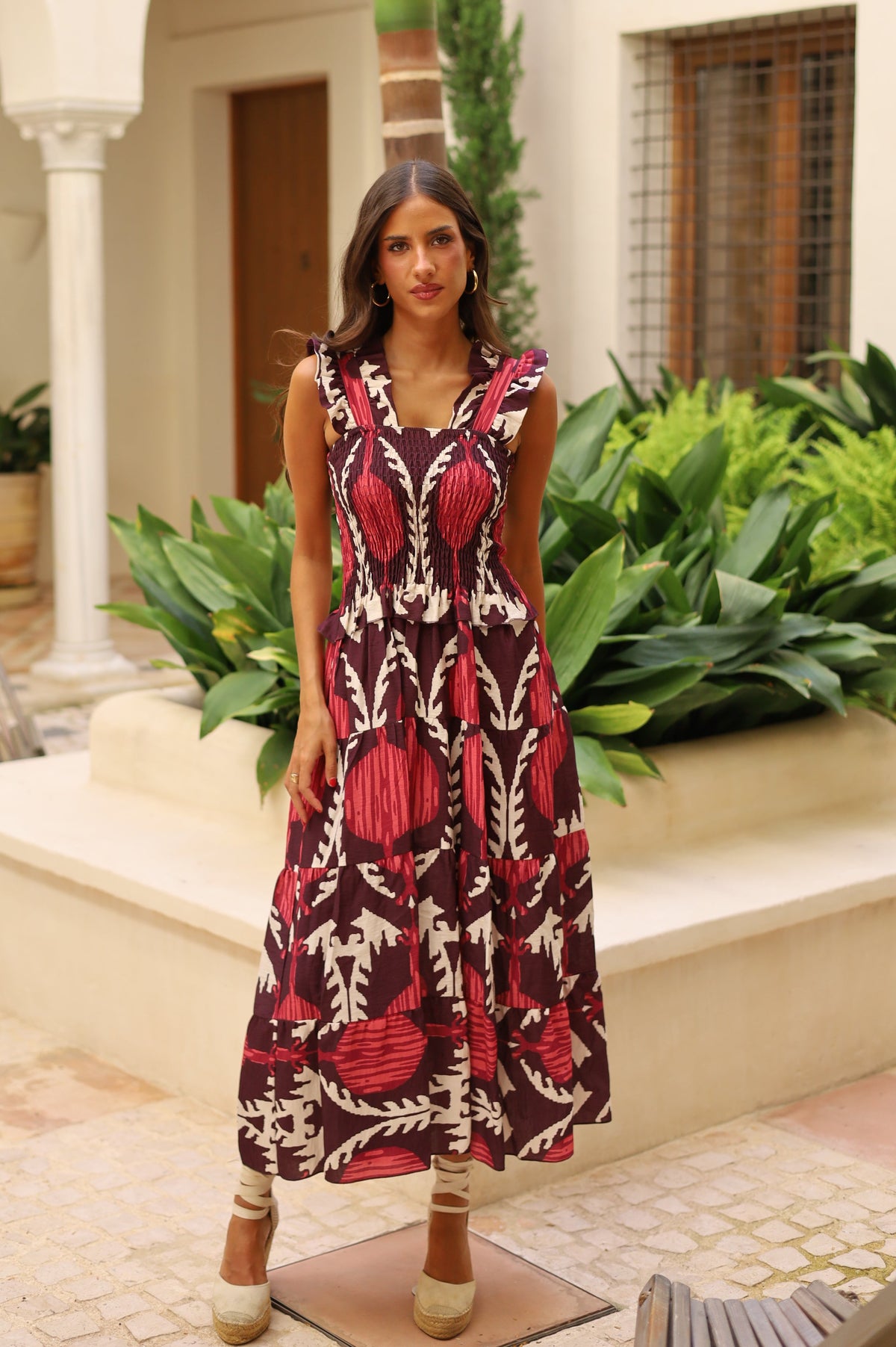 VESTIDO SUIZA MORADO
