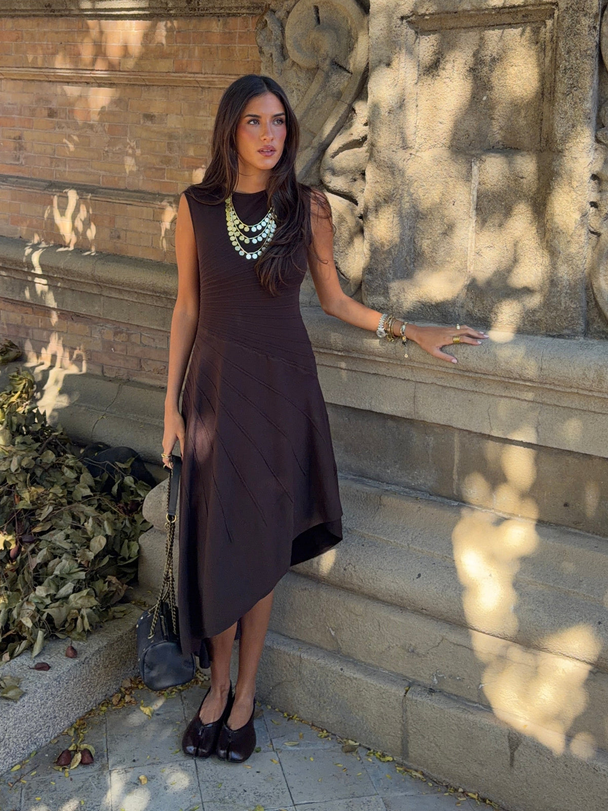 VESTIDO PATRICIA MARRON