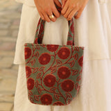 BOLSO TERCIOPELO VERDE