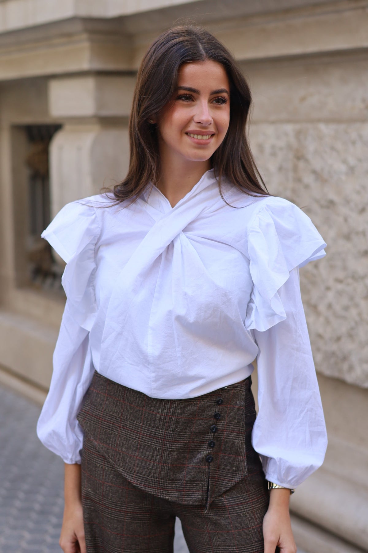 BLUSA CARMEN BLANCA