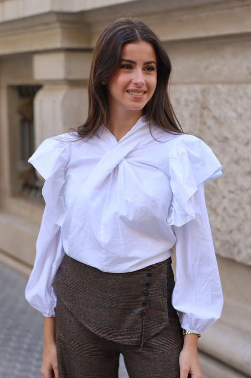 BLUSA CARMEN BLANCA