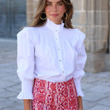 BLUSA MANGA FAROL BLANCA