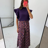 FALDA LAZADA MORADO