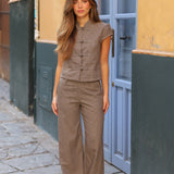 PANTALON MATILDA MARRON
