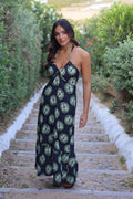 VESTIDO LIMONES AZUL