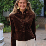 CHAQUETA TERCIOPELO VIENA MARRÓN