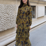 VESTIDO VISTAHERMOSA MOSTAZA