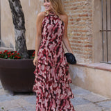 VESTIDO ZAFRA VINO