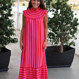 VESTIDO NIDO GUADALUPE FUCSIA