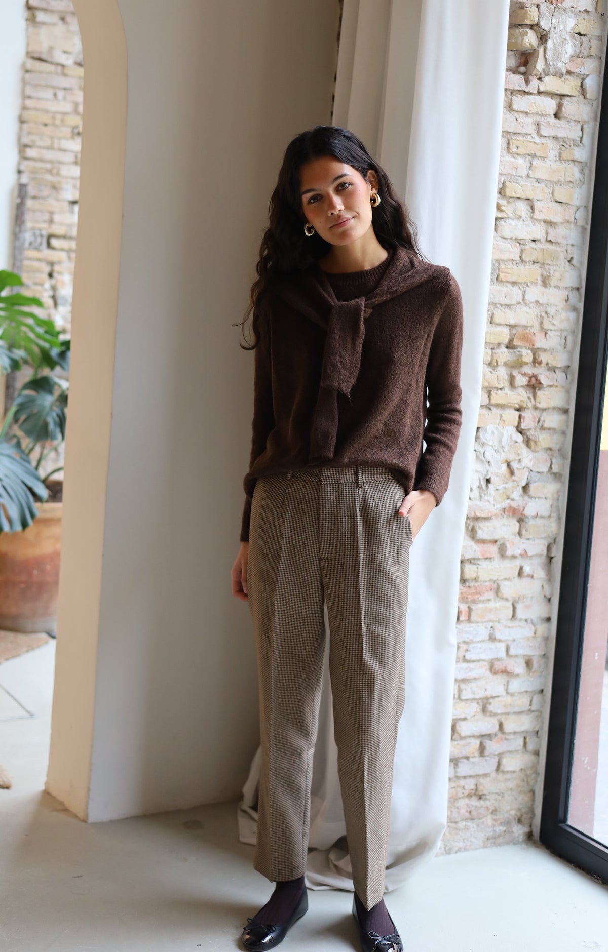 PANTALON TAVIRA MARRON