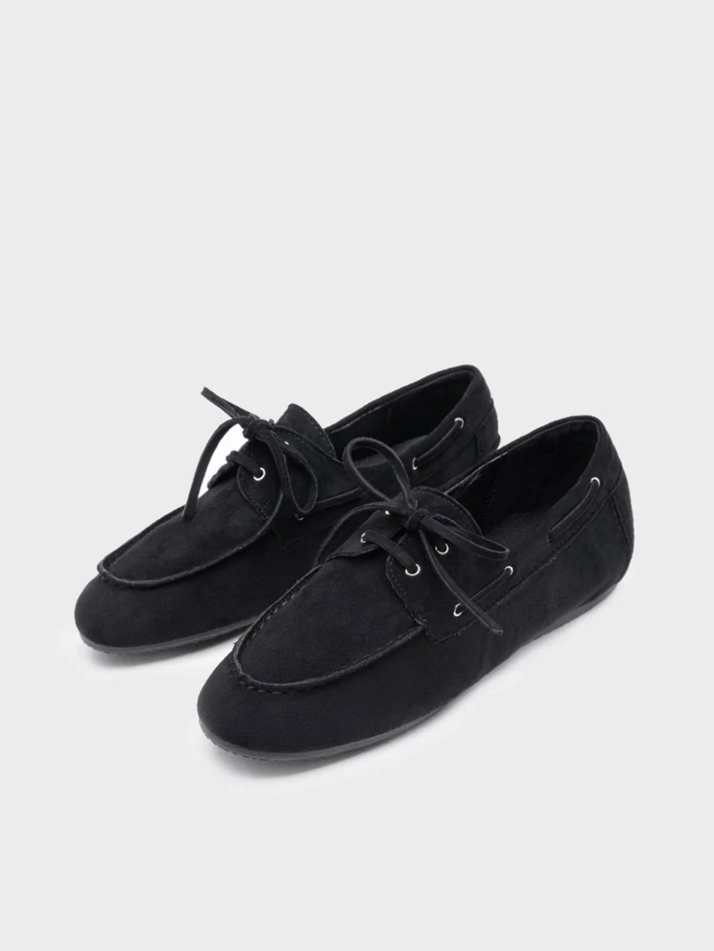 MOCASÍN CORDON PIEL NEGRO