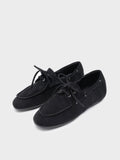 MOCASÍN CORDON PIEL NEGRO