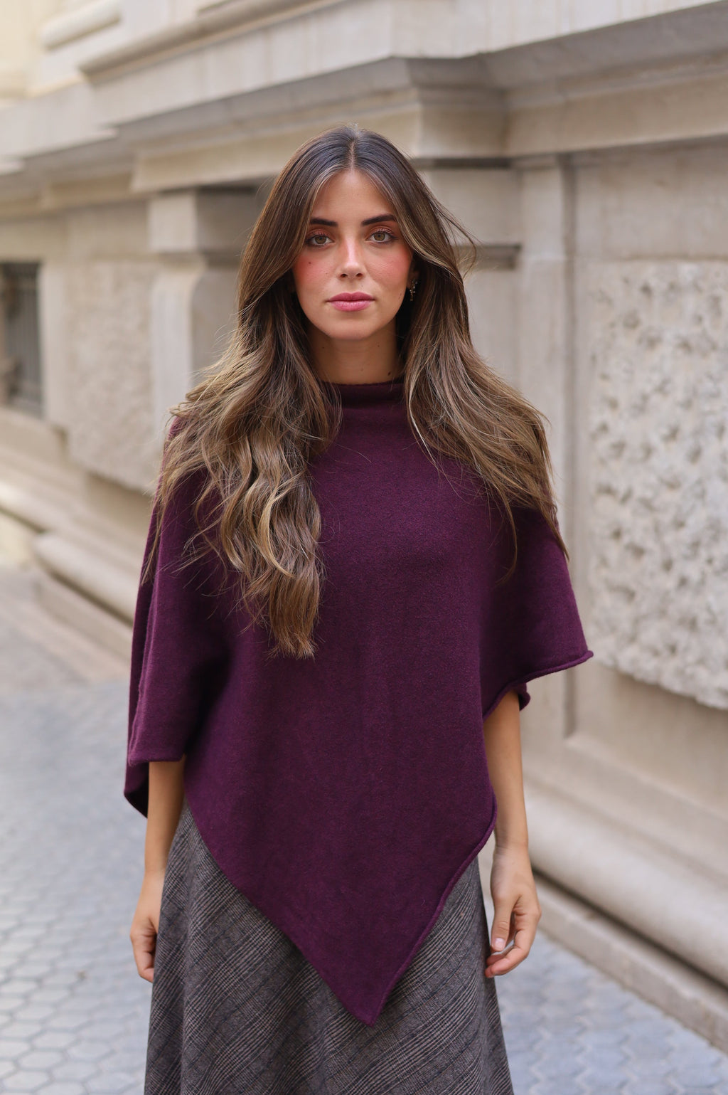 PONCHO MARTA MORADO
