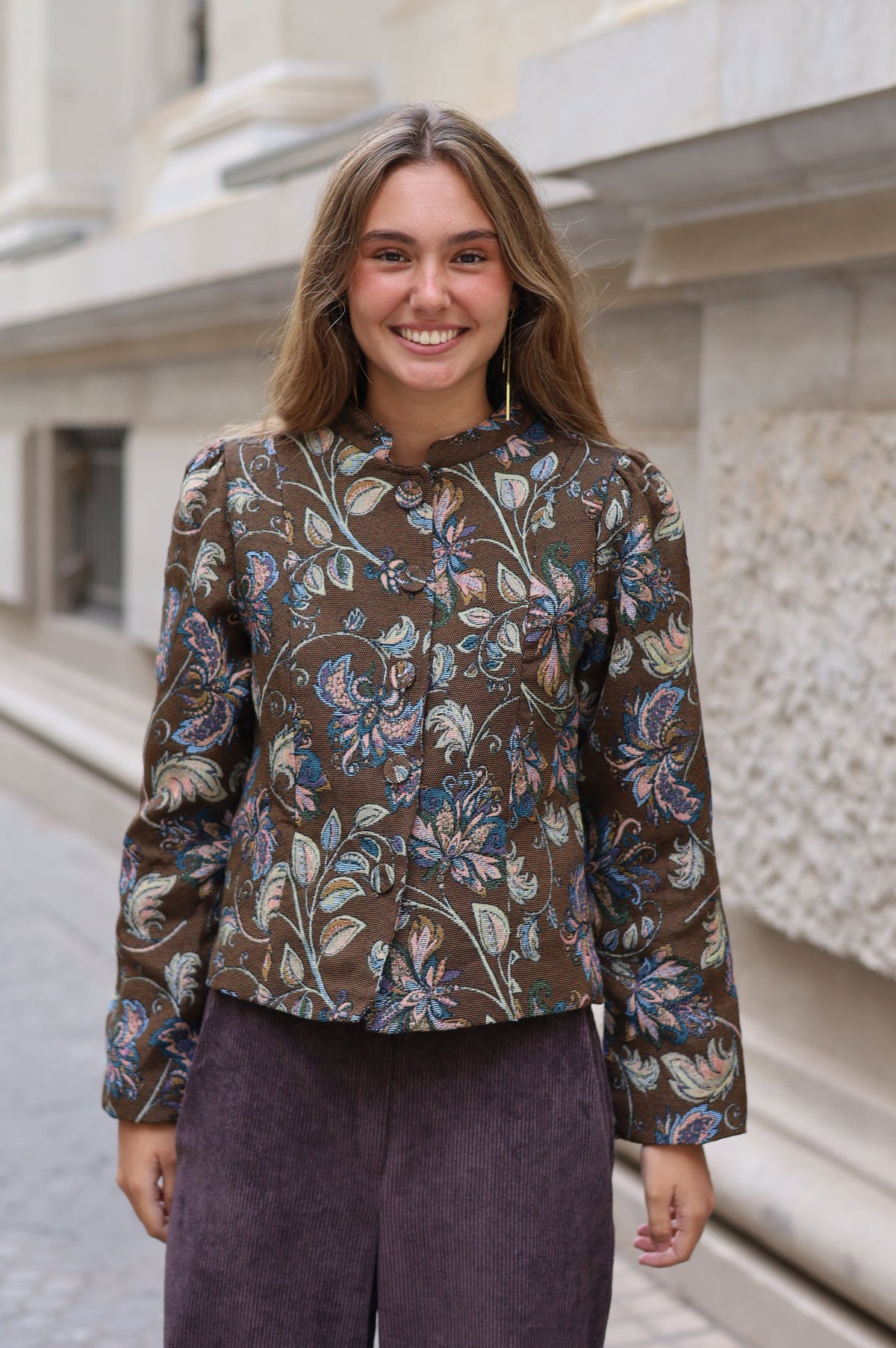 CHAQUETA VEJER MARRÓN