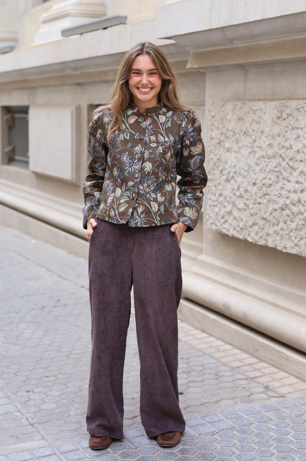 CHAQUETA VEJER MARRÓN