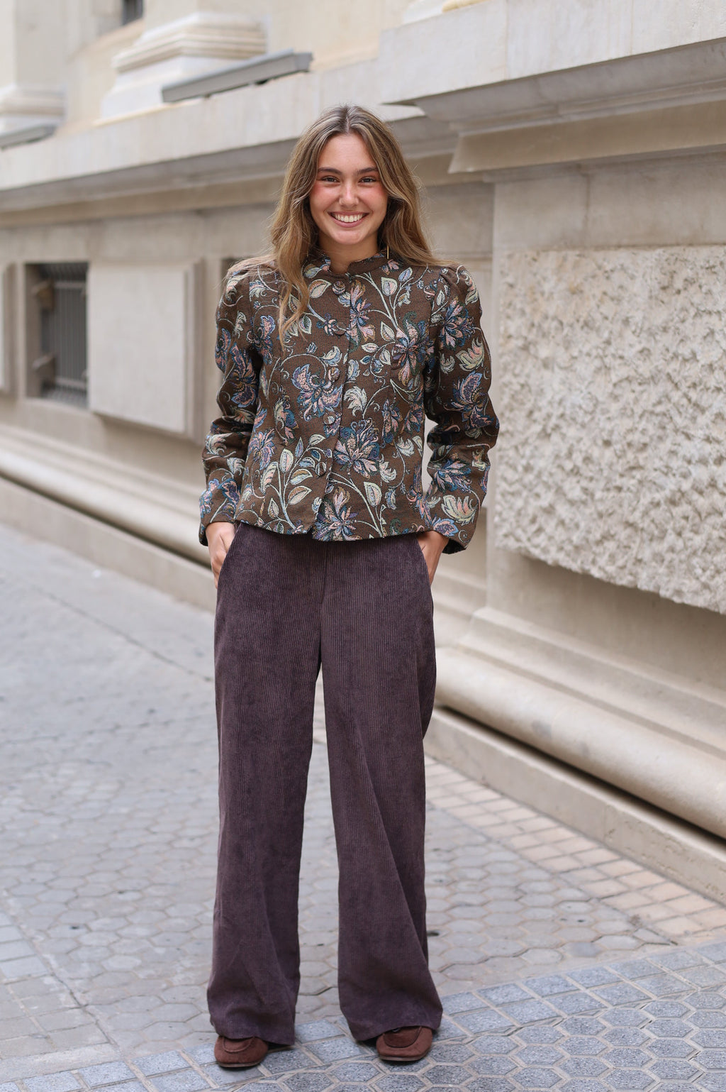 CHAQUETA VEJER MARRÓN
