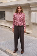 PANTALÓN RECTO MARRÓN