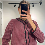 CHAQUETA SUIZA DIPLOMATICA BURDEOS