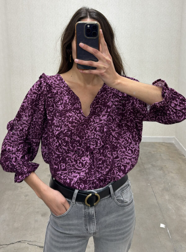 BLUSA CAMERUN MORADA