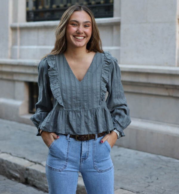 BLUSA MAR GRIS