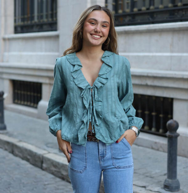 BLUSA MACARENA VERDE